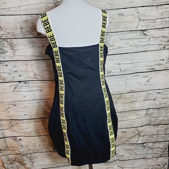 Bebe Black Strapless Dress Size XL - Picture 4 of 7
